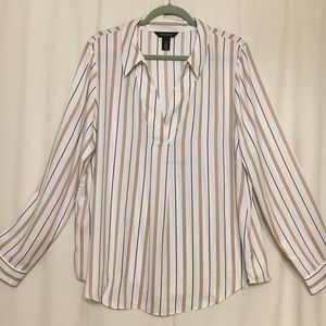Beautiful cream striped blouse